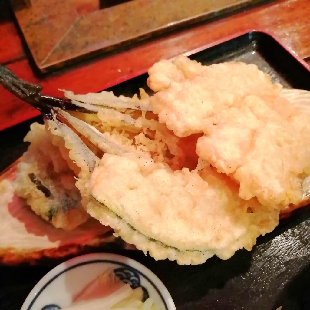 高円寺蕎麦「そば茶屋」そば茶屋定食・野菜天ぷら