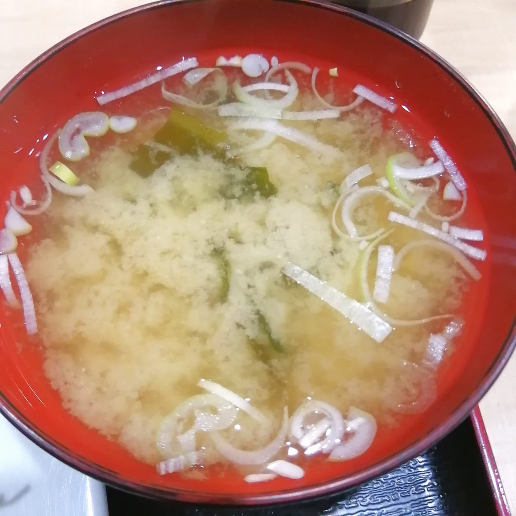 高円寺カツカレー「あげもんや」カツカレー・お味噌汁
